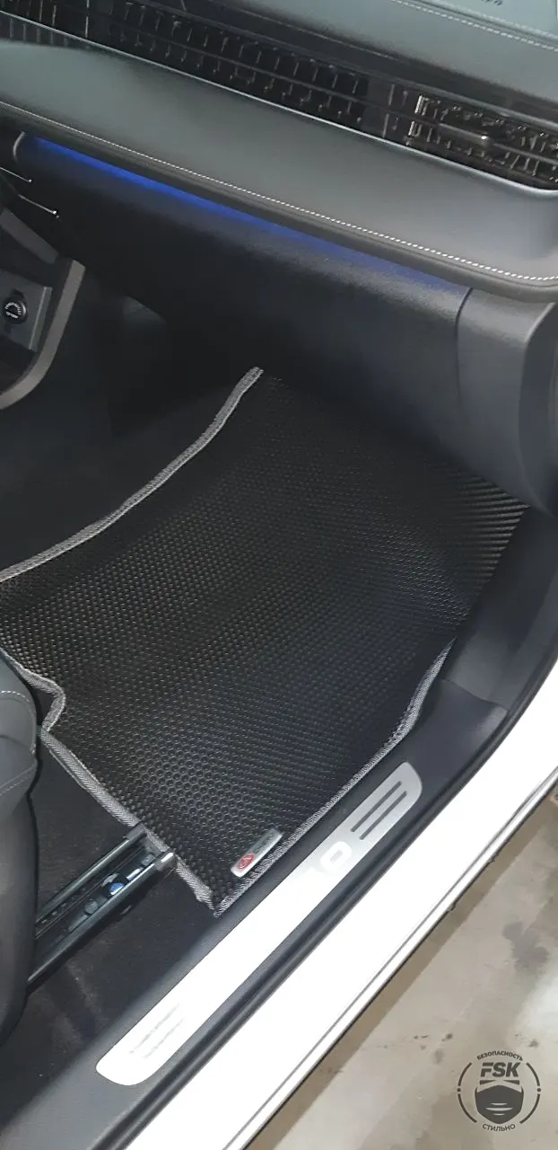 Chery Tiggo 7 Pro Max: чёрные ЕВА-коврики, фото 2