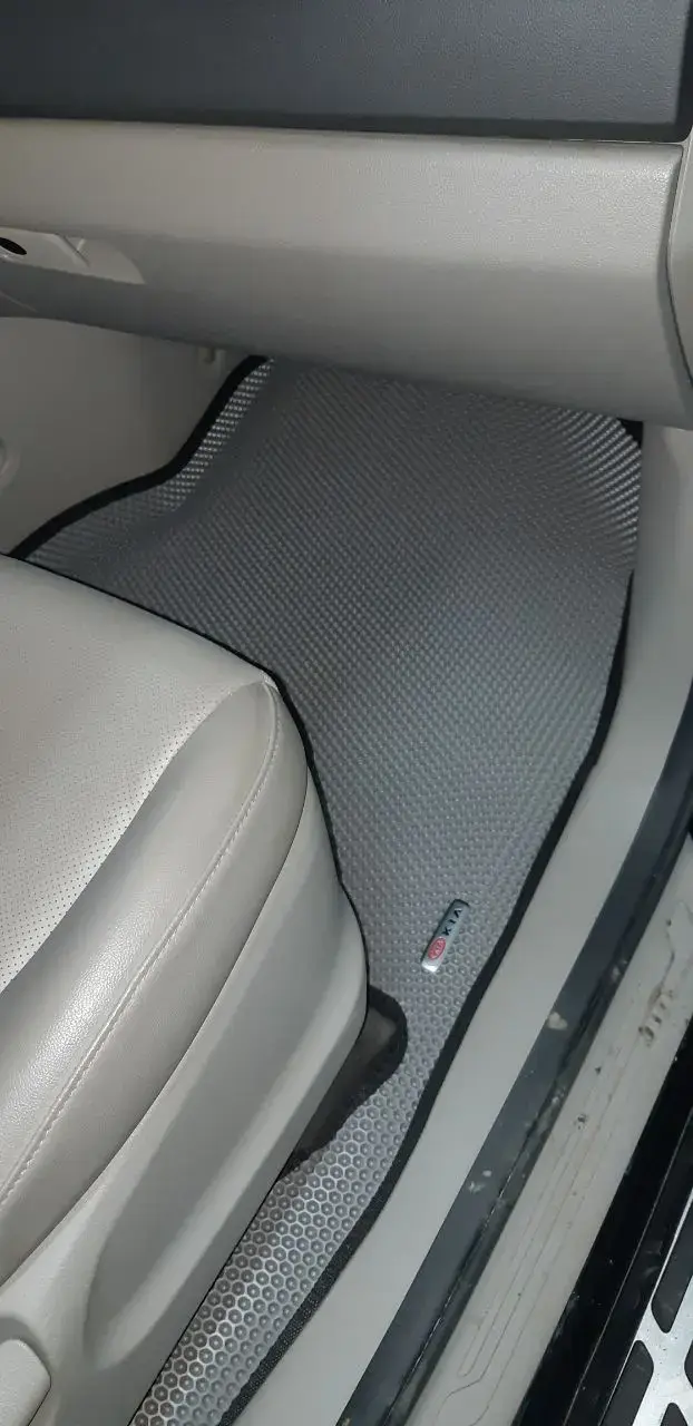 Пассажирская зона Kia Carnival 2016 с серым ЕВА-ковриком
